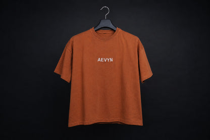 AEVYN Oversized T-Shirt - Cocoa