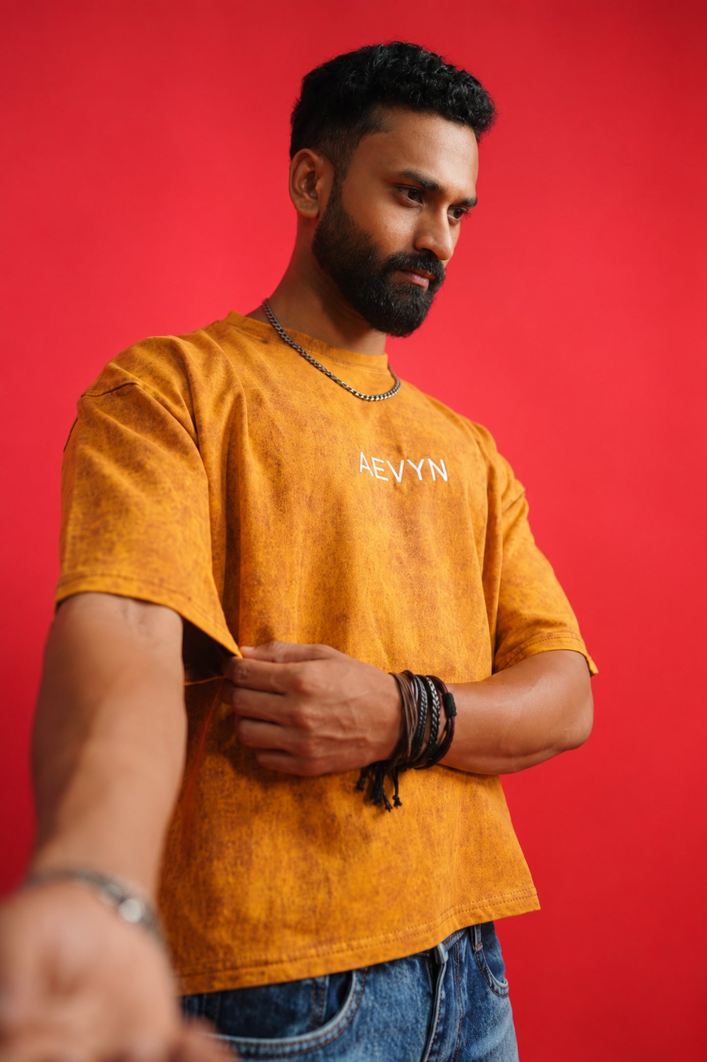 AEVYN Oversized T-Shirt - Ember