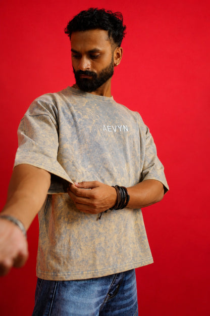 AEVYN Oversized T-Shirt - Stone