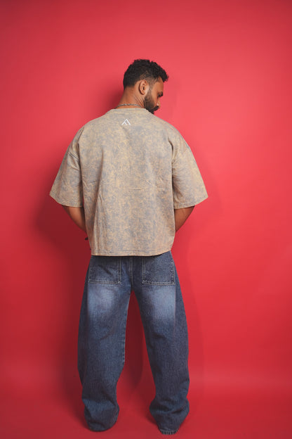 AEVYN Oversized T-Shirt - Stone